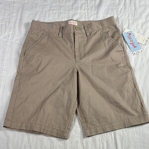 Cat & Jack Boys' Khaki School Uniform Shorts NWT Size 12